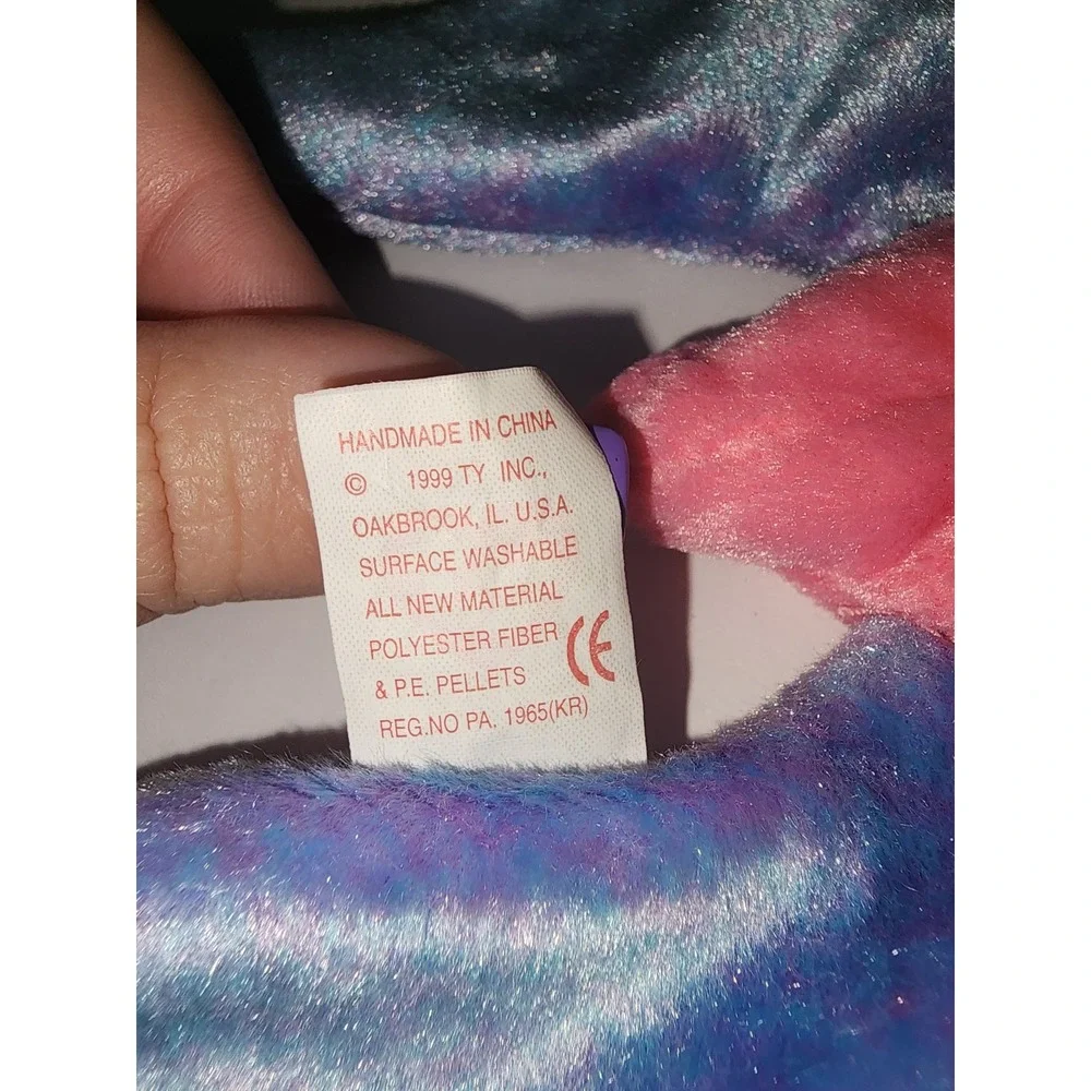 Ty Beanie‎ Babies Flitter The Butterfly Holographic Tag